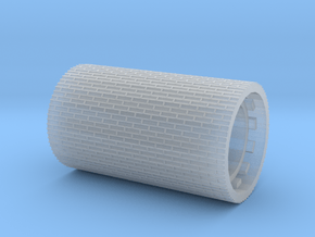 Pflasterklinker-Walze (Läuferverband - H0 1:87) in Clear Ultra Fine Detail Plastic