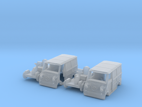 SET 2x Goggomobil Transporter (TT 1:120) in Clear Ultra Fine Detail Plastic