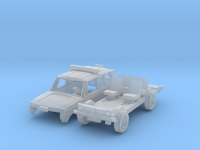 Range Rover Rijkspolitie (N 1:160) in Clear Ultra Fine Detail Plastic