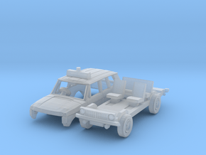 Range Rover Police (British N 1:148) in Clear Ultra Fine Detail Plastic