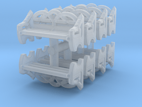 Park Bench (x8) 1/144 in Clear Ultra Fine Detail Plastic