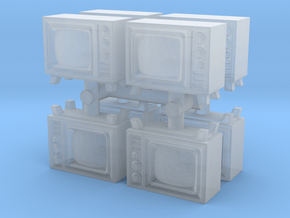 Old Television (x8) 1/120 in Clear Ultra Fine Detail Plastic