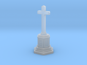 Cross memorial (N 1:160) in Clear Ultra Fine Detail Plastic