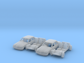 SET 2x Vauxhall Cavalier (N 1:160) in Clear Ultra Fine Detail Plastic
