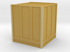 Large Shipping Crate 1/76 in Tan Fine Detail Plastic