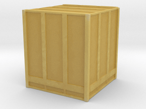 Large Shipping Crate 1/120 in Tan Fine Detail Plastic