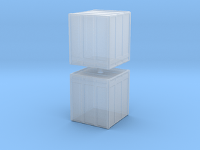 Large Shipping Crate (x2) 1/160 in Clear Ultra Fine Detail Plastic