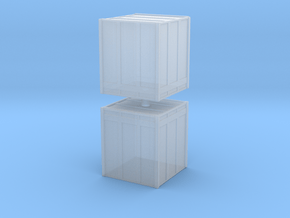 Large Shipping Crate (x2) 1/200 in Clear Ultra Fine Detail Plastic