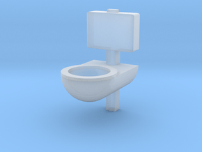 Prison Toilet 1/24 in Clear Ultra Fine Detail Plastic