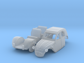 Citroën 2CV 1961-'65 (N 1:160) in Clear Ultra Fine Detail Plastic