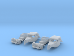 SET 2x Citroën 11BL (N 1:160) in Clear Ultra Fine Detail Plastic