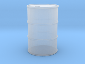 Oil Barrel 1/12 in Clear Ultra Fine Detail Plastic