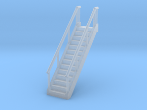 Stairs 1/100 in Clear Ultra Fine Detail Plastic