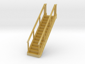 Stairs 1/24 in Tan Fine Detail Plastic