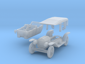 Ford Model T - closed roof (N 1:160) in Clear Ultra Fine Detail Plastic
