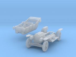Ford Model T - opened roof (TT 1:120) in Clear Ultra Fine Detail Plastic