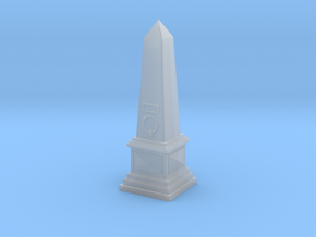 Obelisk monument (TT 1:120) in Clear Ultra Fine Detail Plastic