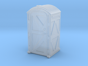 Portable Toilet 1/87 in Clear Ultra Fine Detail Plastic