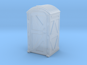 Portable Toilet 1/43 in Clear Ultra Fine Detail Plastic
