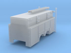 Rosenbauer Pumper Tanker Body 1/64 in Clear Ultra Fine Detail Plastic