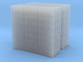 Wooden Fence Panel (x8) 1/76 in Clear Ultra Fine Detail Plastic
