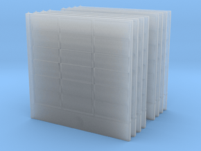 Wooden Fence Panel (x8) 1/56 in Clear Ultra Fine Detail Plastic