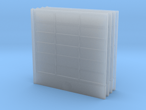 Wooden Fence Panel (x4) 1/35 in Clear Ultra Fine Detail Plastic
