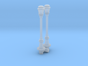 City Lamp Post (x2) 1/64 in Clear Ultra Fine Detail Plastic
