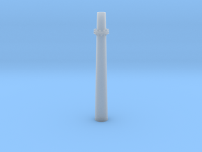 Industrial Smoke Stack 1/120 in Clear Ultra Fine Detail Plastic
