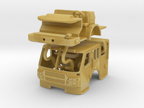 1/64 E-One Quest Flat Roof cab in Tan Fine Detail Plastic