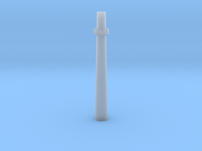 Industrial Smoke Stack 1/200 in Clear Ultra Fine Detail Plastic