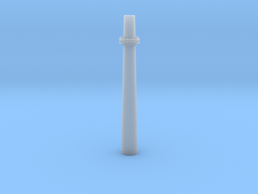 Industrial Smoke Stack 1/285 in Clear Ultra Fine Detail Plastic