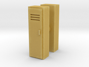 Locker (x2) 1/64 in Tan Fine Detail Plastic