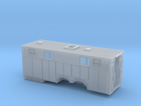 1/87 Heavy Rescue body non-rollup doors and window in Clear Ultra Fine Detail Plastic