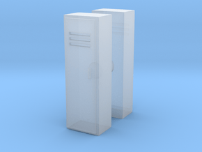 Locker (x2) 1/64 in Clear Ultra Fine Detail Plastic
