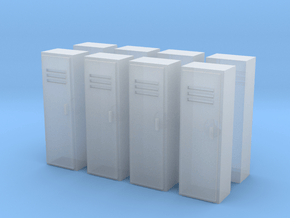 Locker (x8) 1/120 in Clear Ultra Fine Detail Plastic