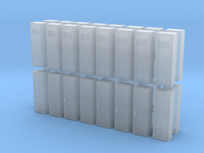 Locker (x32) 1/220 in Clear Ultra Fine Detail Plastic
