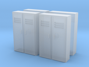 Double Locker (x4) 1/100 in Clear Ultra Fine Detail Plastic