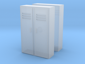 Double Locker (x2) 1/76 in Clear Ultra Fine Detail Plastic