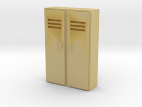Double Locker 1/56 in Tan Fine Detail Plastic