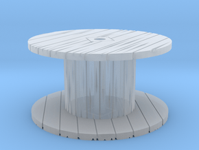 Cable Spool 1/48 in Clear Ultra Fine Detail Plastic
