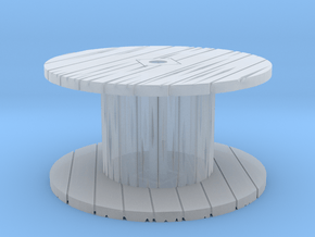 Cable Spool 1/43 in Clear Ultra Fine Detail Plastic