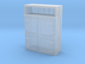 Wooden Cabinet 1/64 in Clear Ultra Fine Detail Plastic