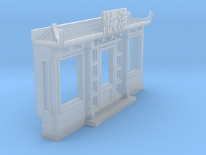 Chinese restaurant front (N 1:160) in Clear Ultra Fine Detail Plastic