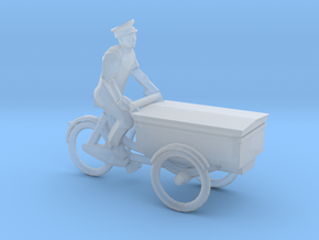 Bread tricycle (N 1:160) in Clear Ultra Fine Detail Plastic