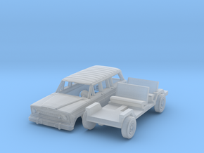 Jeep Wagoneer (N 1:160) in Clear Ultra Fine Detail Plastic