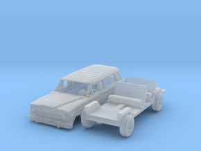 Jeep Cherokee (N 1:160) in Clear Ultra Fine Detail Plastic
