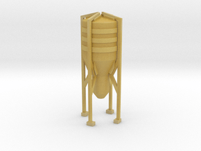 Grain Silo 1/87 in Tan Fine Detail Plastic