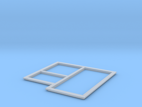 N9062 - Betonplattenform (N 1:160) in Clear Ultra Fine Detail Plastic