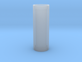 Corrugated sheet metal roller (N - TT - H0) in Clear Ultra Fine Detail Plastic